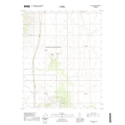 2020 Map of La Segita Peaks, 2020 Print