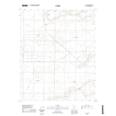 2020 Map of La Silla, 2020 Print