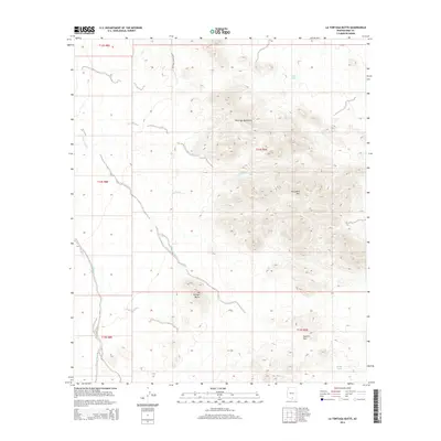 2014 Map of La Tortuga Butte, 2014 Print