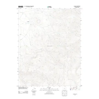 2013 Map of La Valley, 2013 Print