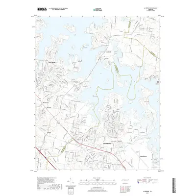 2019 Map of La Vergne, 2019 Print