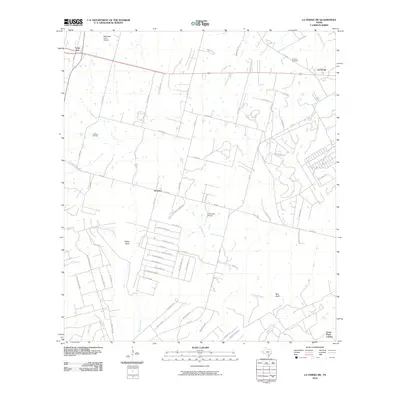 2010 Map of La Vernia SW, 2010 Print