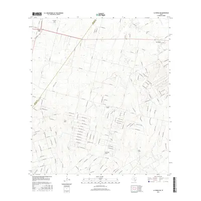 2016 Map of La Vernia SW, 2016 Print
