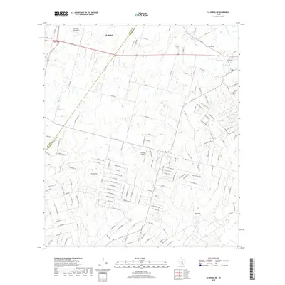2019 Map of La Vernia SW, 2019 Print