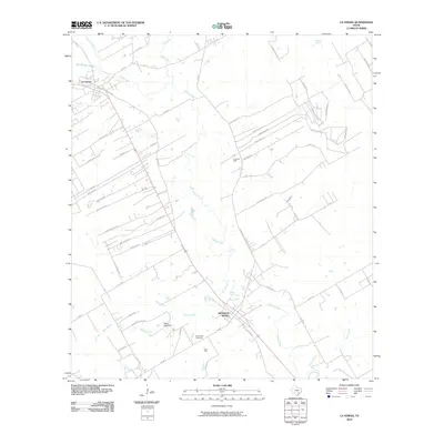 2010 Map of La Vernia, 2010 Print