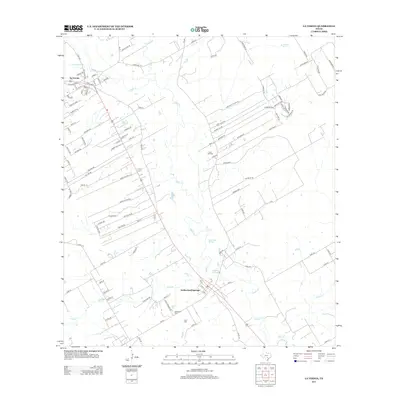 2013 Map of La Vernia, 2013 Print