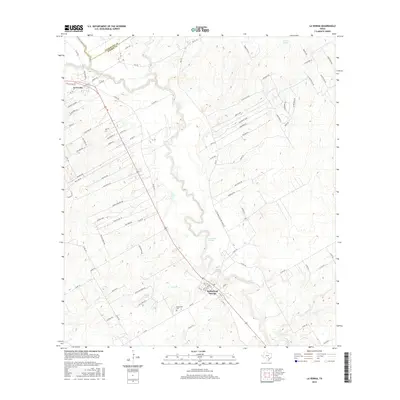 2016 Map of La Vernia, 2016 Print
