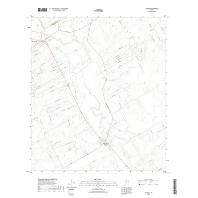 2019 Map of La Vernia, 2019 Print