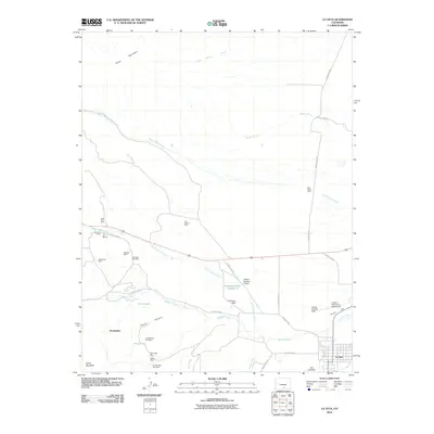 2010 Map of La Veta, 2010 Print