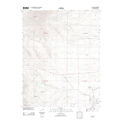 2013 Map of La Veta, 2013 Print