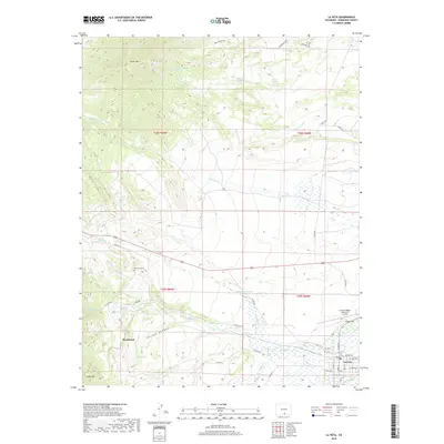 2019 Map of La Veta, 2019 Print