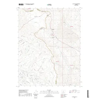 2019 Map of La Veta Pass, 2019 Print