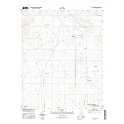 2017 Map of La Vida Mission, 2017 Print