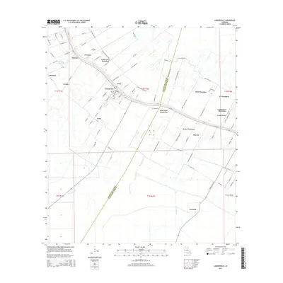 2015 Map of Labadieville, 2015 Print