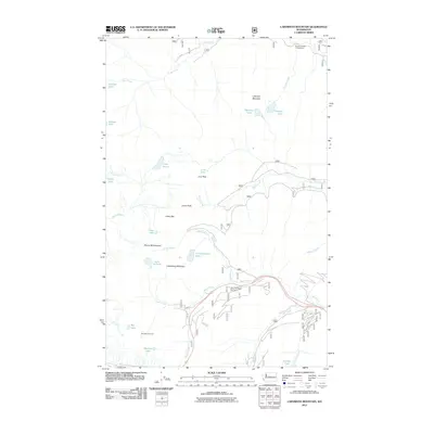 2011 Map of Labyrinth Mountain, 2011 Print