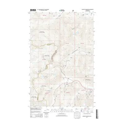 2014 Map of Labyrinth Mountain, 2014 Print