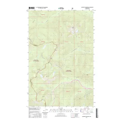 2017 Map of Labyrinth Mountain, 2017 Print