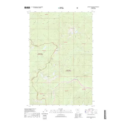 2020 Map of Labyrinth Mountain, 2020 Print