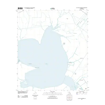 2012 Map of Lac des Allemands, 2012 Print