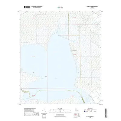 2018 Map of Lac des Allemands, 2018 Print