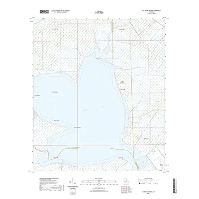 2020 Map of Lac des Allemands, 2020 Print