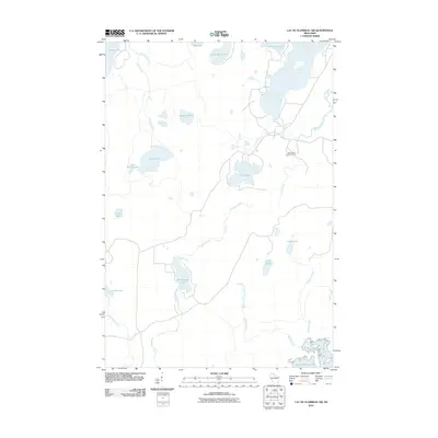 2010 Map of Lac du Flambeau SW, 2010 Print