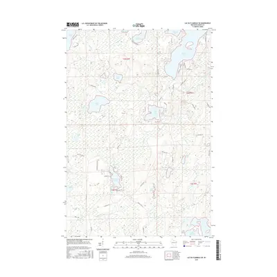 2015 Map of Lac du Flambeau SW, 2015 Print