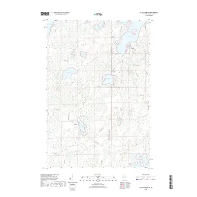 2018 Map of Lac du Flambeau SW, 2018 Print