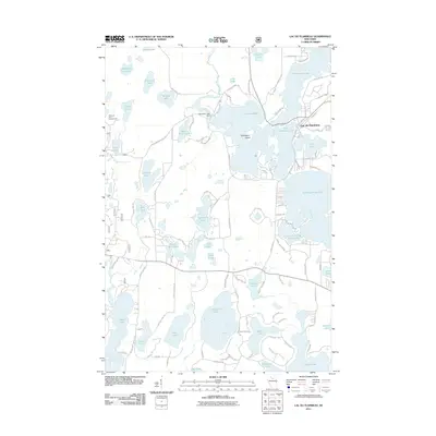 2011 Map of Lac du Flambeau, 2011 Print
