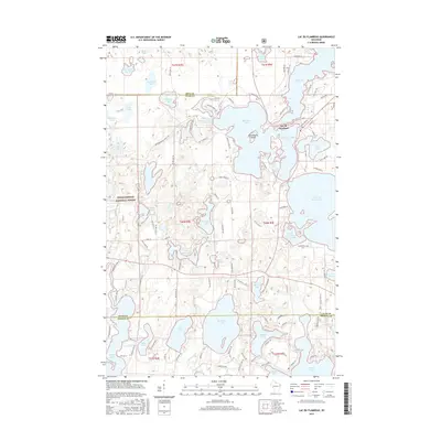 2015 Map of Lac du Flambeau, 2015 Print