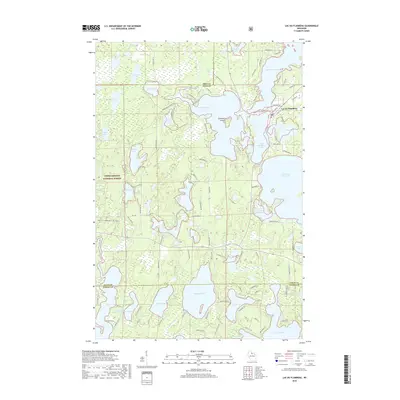2018 Map of Lac du Flambeau, 2018 Print