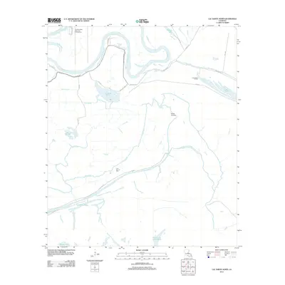 2012 Map of Lac Sainte Agnes, 2012 Print