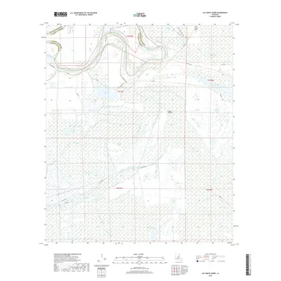 2018 Map of Lac Sainte Agnes, 2018 Print