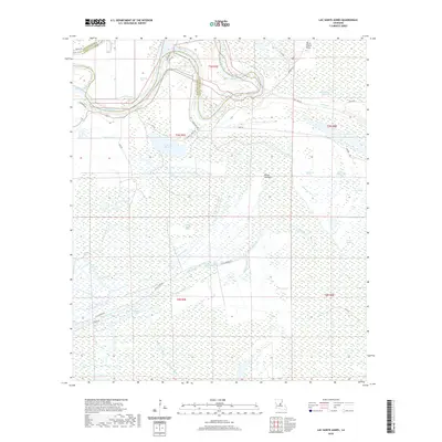 2020 Map of Lac Sainte Agnes, 2020 Print