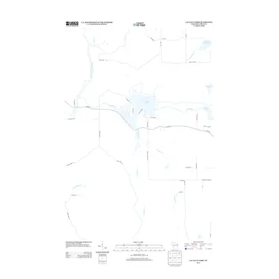 2013 Map of Lac Sault Dore, 2013 Print