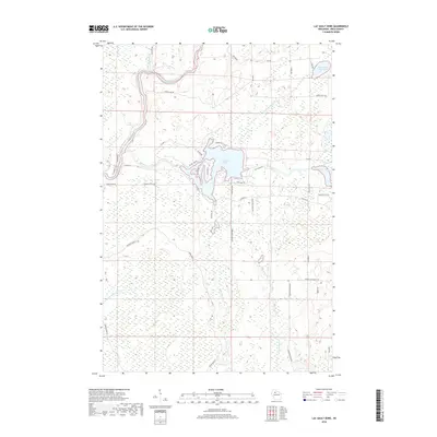 2018 Map of Lac Sault Dore, 2018 Print
