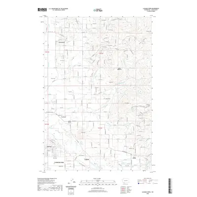 2020 Map of Lacamas Creek, 2020 Print
