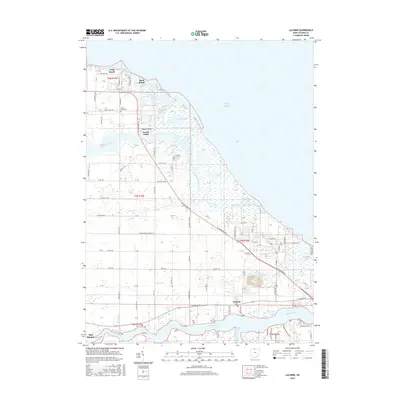 2016 Map of Lacarne, 2016 Print