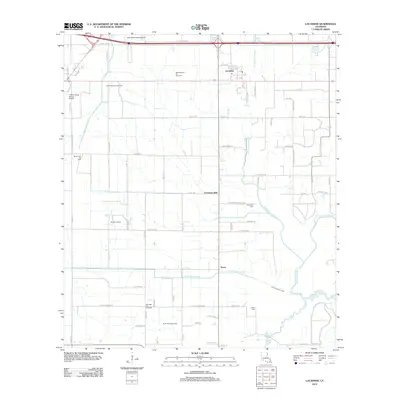 2012 Map of Lacassine, 2012 Print