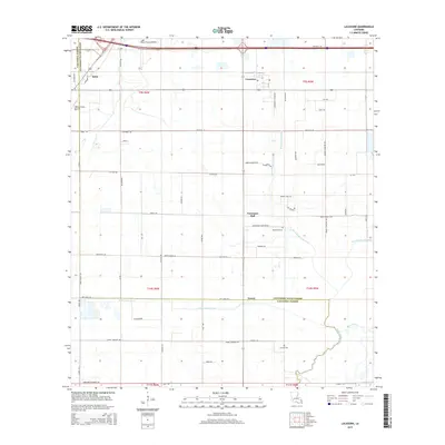 2015 Map of Lacassine, 2015 Print