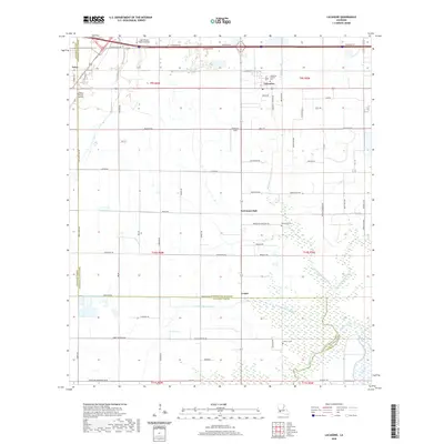 2020 Map of Lacassine, 2020 Print