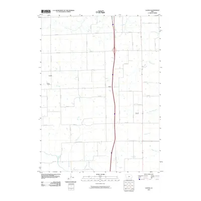 2010 Map of Lacelle, 2010 Print