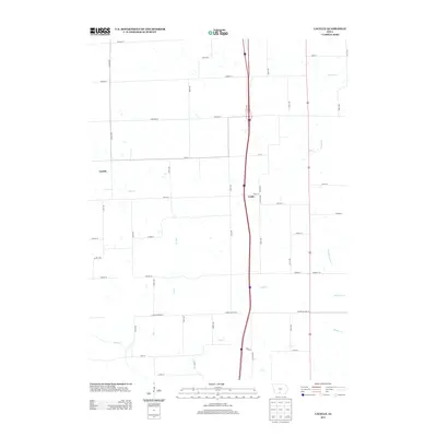 2013 Map of Lacelle, 2013 Print