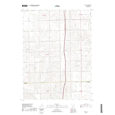 2018 Map of Lacelle, 2018 Print