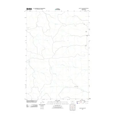 2011 Map of Lacey Gulch, 2011 Print