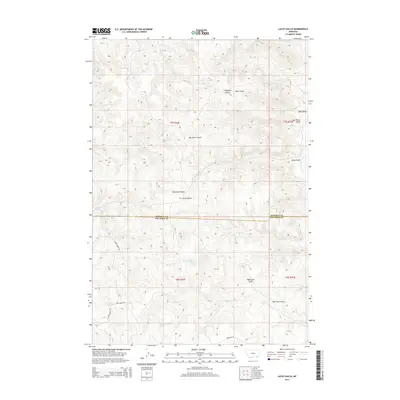 2014 Map of Lacey Gulch, 2014 Print