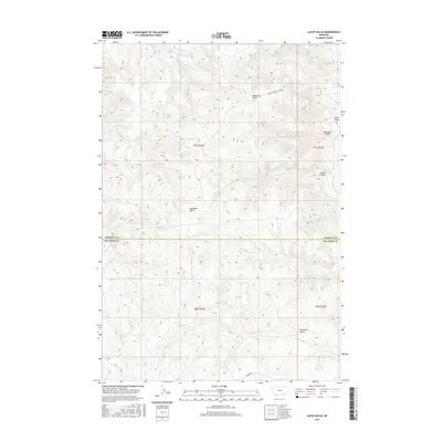 2017 Map of Lacey Gulch, 2017 Print