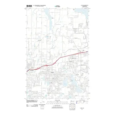 2011 Map of Lacey, 2011 Print