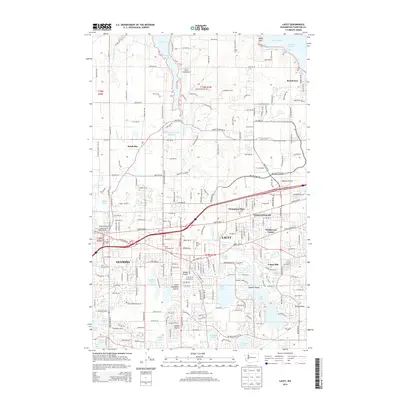 2014 Map of Lacey, 2014 Print