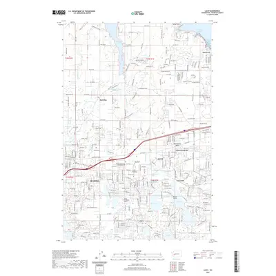 2020 Map of Lacey, 2020 Print